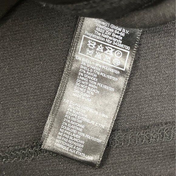 XXI Black & Bronze Sequin Strapless Mini Dress Sz M - Picture 5 of 6